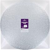 Culpitt 14-Inch Round Silver Cake Drum & Tall White Box Set view 4