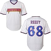 Benchwarmers Jersey 32 Howie Goodman 68 Reedy 82 Richie Goodman 44 Matthews Stitched Men's Pinstriped Baseball Jersey (68 White, XX-Large)