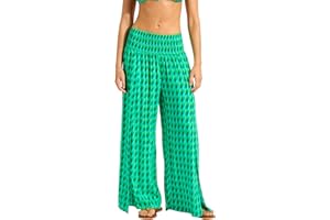Seafolly Womens Shirred Waist Wrap PantSwimwear Cover Up