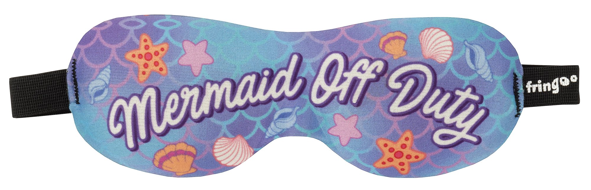 FRINGOO® Sleep Mask Adjustable Comfortable Strap for Women Men Travel Nap 100% Blackout 3D Contoured Comfortable Ultra Soft Sleeping Eye Mask & Blindfold (Mermaid Off Duty)