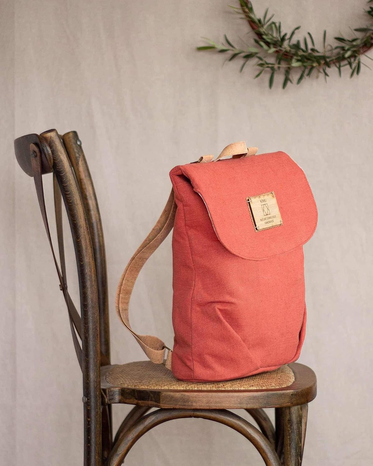vegan canvas backpack