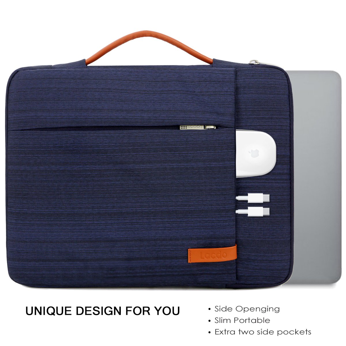 Lacdo 360° Protective Laptop Sleeve Case Briefcase for 15.6 Inch Acer