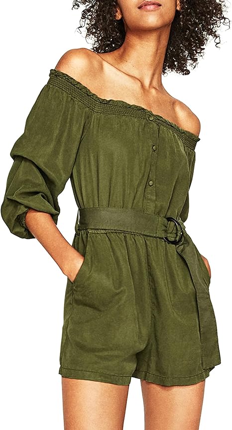 amazon off the shoulder jumpsuit