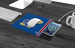 SOAR NCAA Wireless Charging Mouse Pad, Kansas