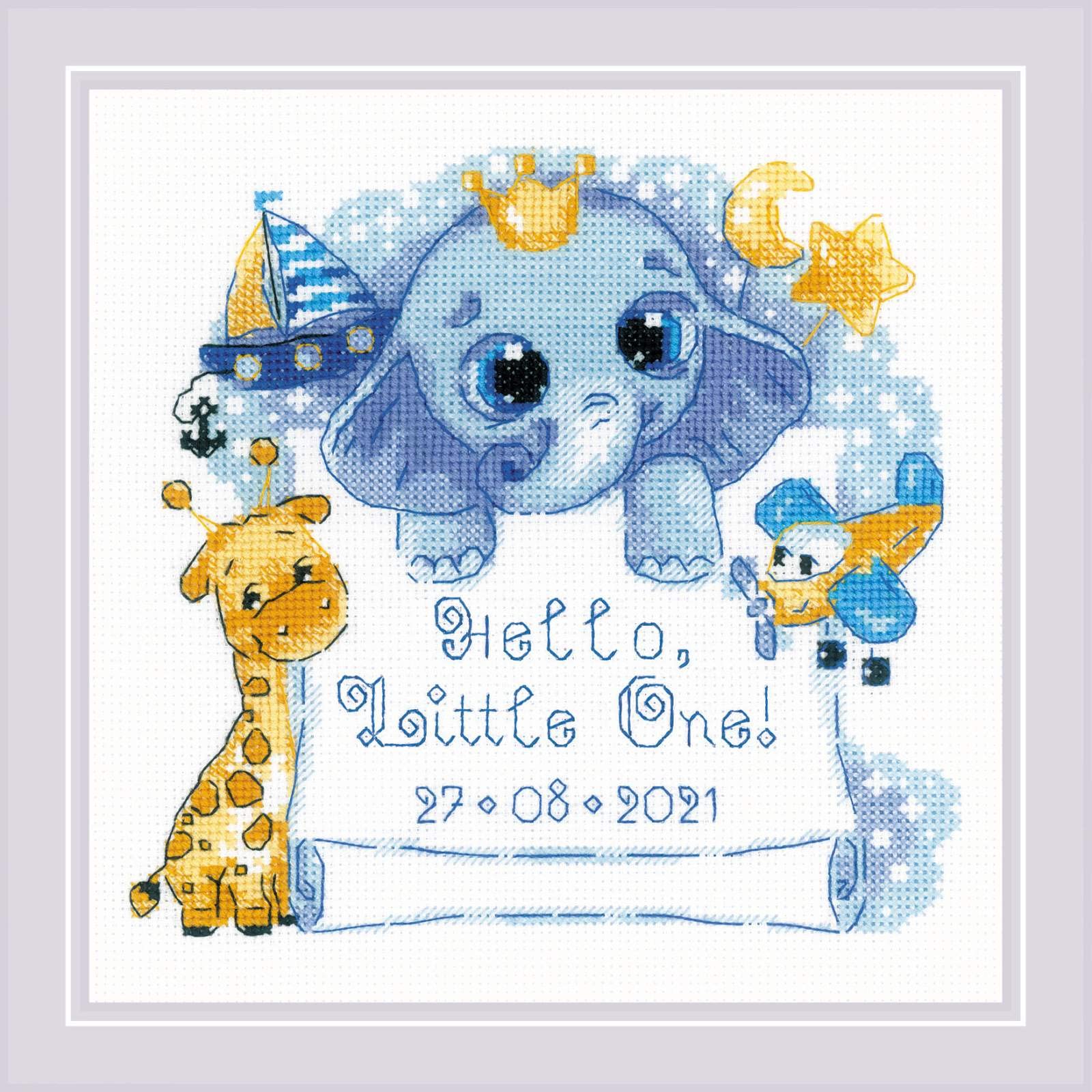 Riolis Cross Stitch Set, Multicoloured, 15 x 15 cm