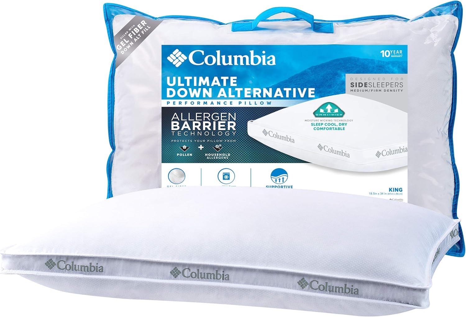 king down alternative pillow