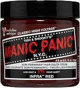 Manic Panic High Voltage Cream Formula Hair Dye Infra Red 118ml