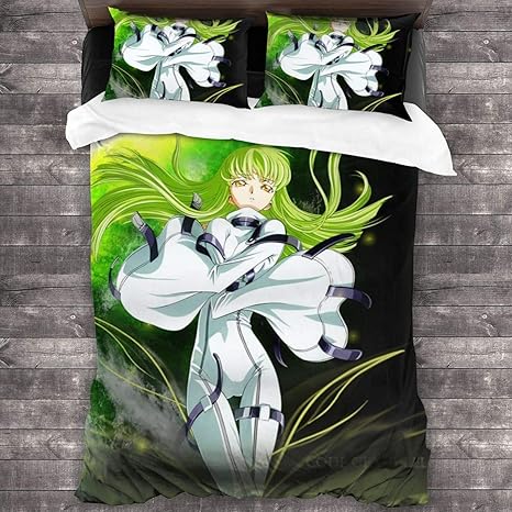 Amazon 人気商品 コードギアス 反逆のルルーシュ6 布団カバー 3点セット 洋式 和式兼用 寝具用品 ベッドカバー 優しい肌触り 柔らかい通気性 抗菌 防臭 四季通用 177x218cm 寝具カバーセット オンライン通販