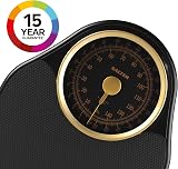 Salter Doctor Style Mechanical Bathroom Scale 150 kg Gold Black view 5