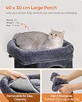 Feandrea Cat Tree Tower 67 cm S Smoky Grey PCT611G01V1 view 4