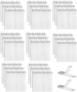 Emwel 32-Pairs 64 Strips Small Picture Hanging Strips Hook and Loop view 1