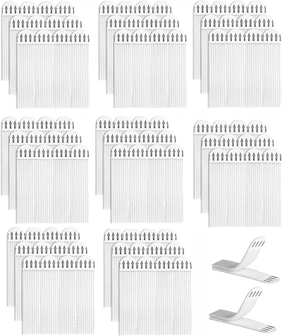 Emwel 32-Pairs 64 Strips Small Picture Hanging Strips Hook and Loop