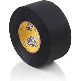 Howies Black Hockey Tape | 1.5" Thick Tape for Hockey, Lacrosse, Sports| Multiple Pack Sizes | Strong Grip, Durable, Long-Lasting | Made in USA