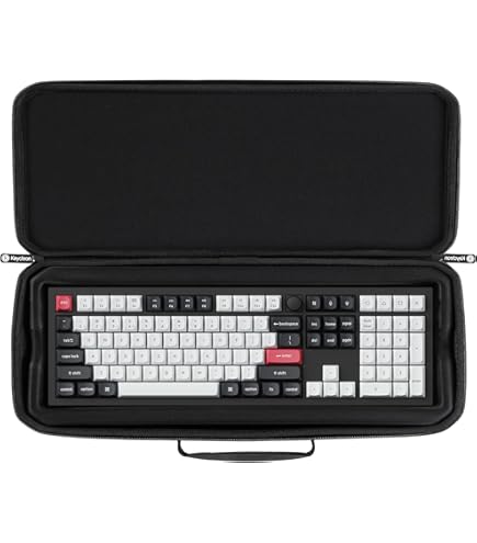 【新品】 keyball61 keychron仕様　トップケースマウント Amazon.com: Keychron Carrying Case for Q1 / Q1 Pro / Q1 Max / V1