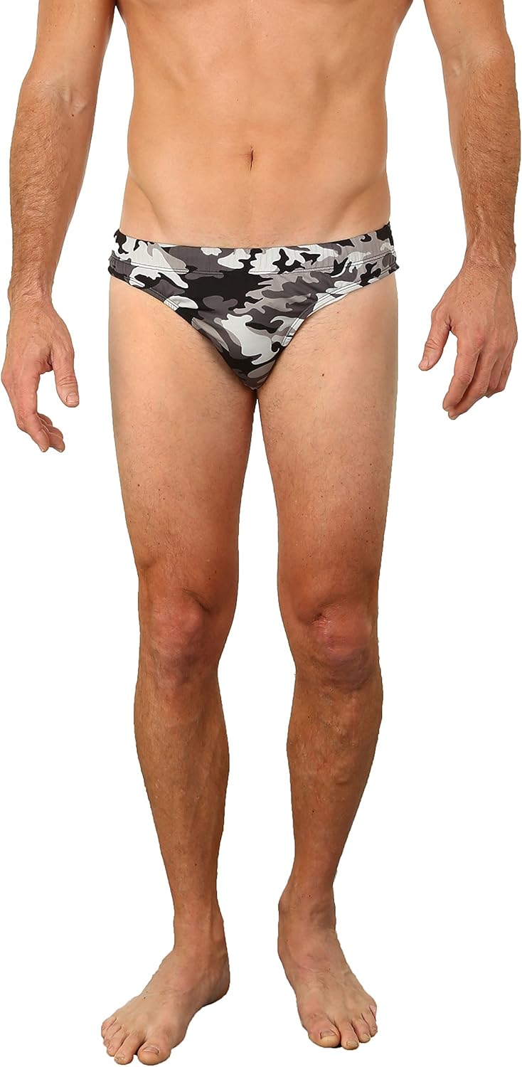 UZZI Men's Hot Body Swim Bikini Swimwear Patriotic Flag