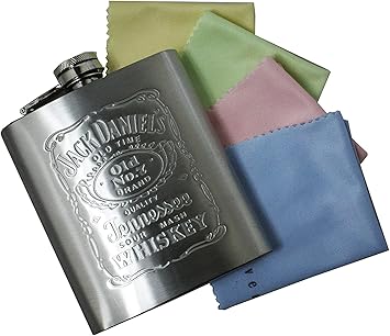 Amazon Jack Daniel S ジャックダニエルズ ステンレス製 携帯用 スキットル スキットル単品 並行輸入品 8inc フラスコ スキットル