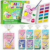 ZMLM Bulk Easter Basket Stuffers Toddlers - 24 Mini Easter Coloring Books Bulk, Water Coloring Books for Kids 4-8,Classroom Gifts Party Favors,Goodie Bag Stuffers Birthday Return Gifts Prizes