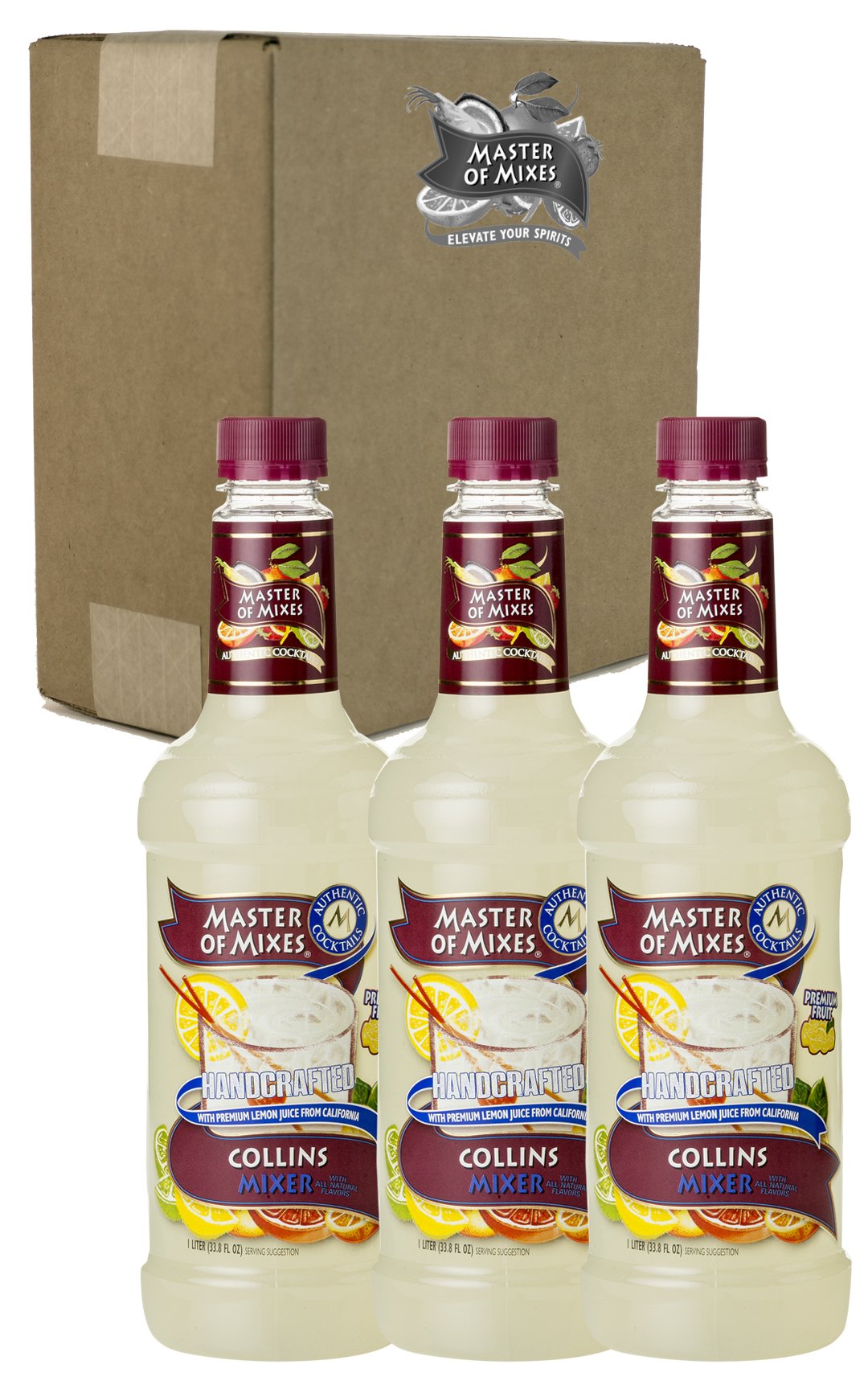 Master of Mixes Whiskey Sour Mix, 33.81Ounce (Pack of 6