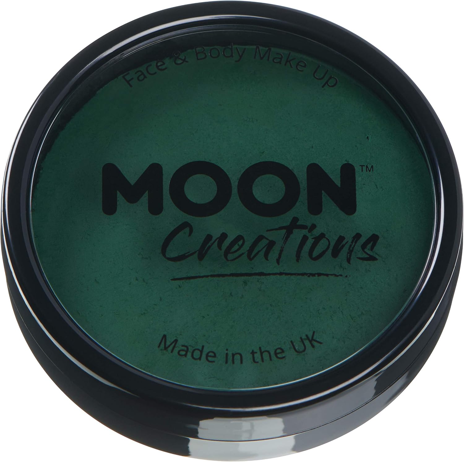 Moon Creations Pro Face & Body Makeup, Dark Green, 36g