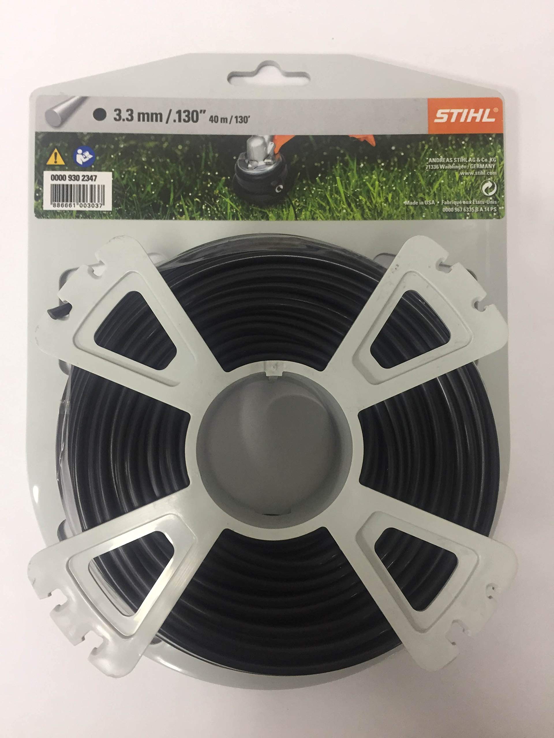 Stihl Premium Round Strimmer Line - 3.3mm x 40m (Black)