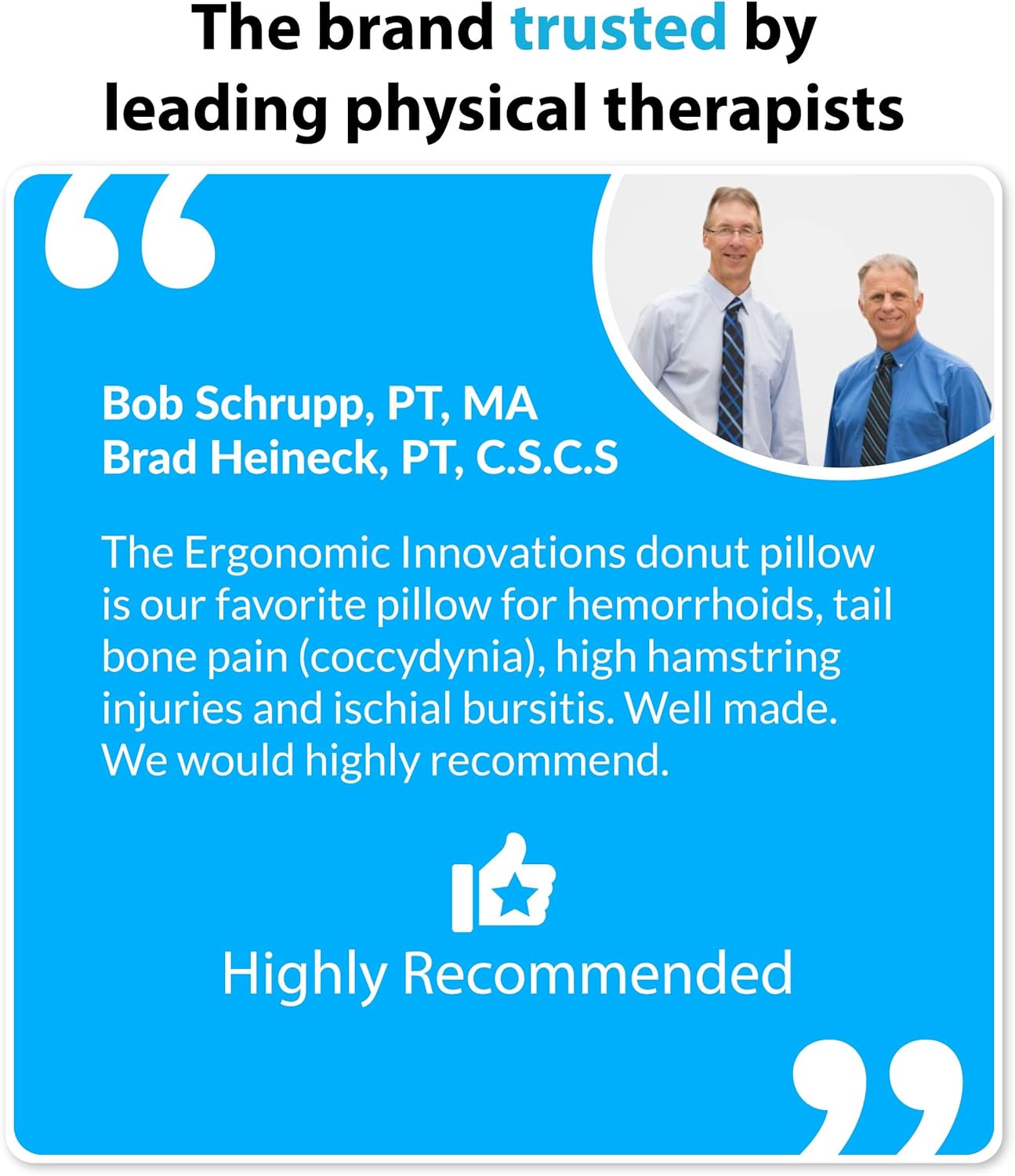 Donut Tailbone Pillow Hemorrhoid Cushion - Donut Seat Cushion Pain Relief Hemmoroid Treatment, Bed Sores, Prostate, Coccyx, Sciatica, Pregnancy, Post Natal Orthopedic Surgery – Firm Sitting Pillow: Home & Kitchen