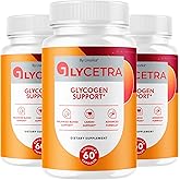 (3 Pack) Glycetra Capsules - Official Advanced Glycogen Support Formula Vitamin Supplement Pills - Maximum Strength, Natural Glycetra for Overall Health & Wellness, 180 Capsules for 3 Months