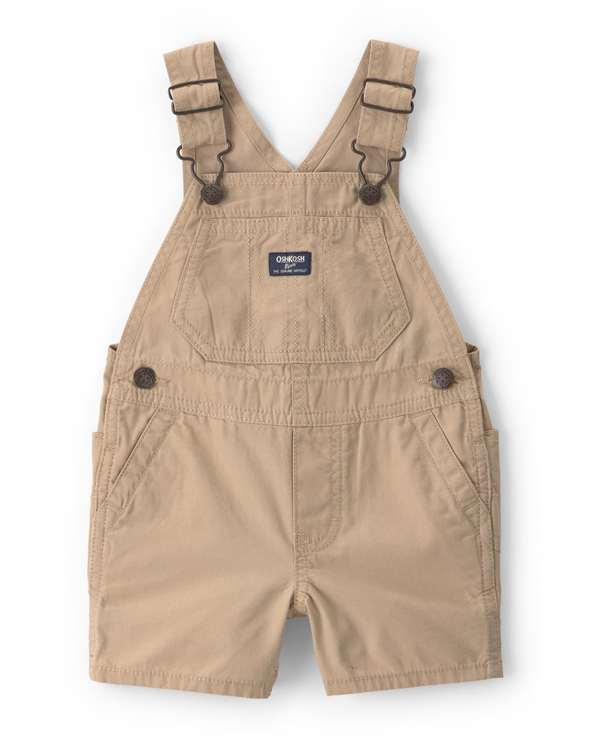 OshKosh B'gosh Boy World's Best Overalls, Khaki, 18M Image