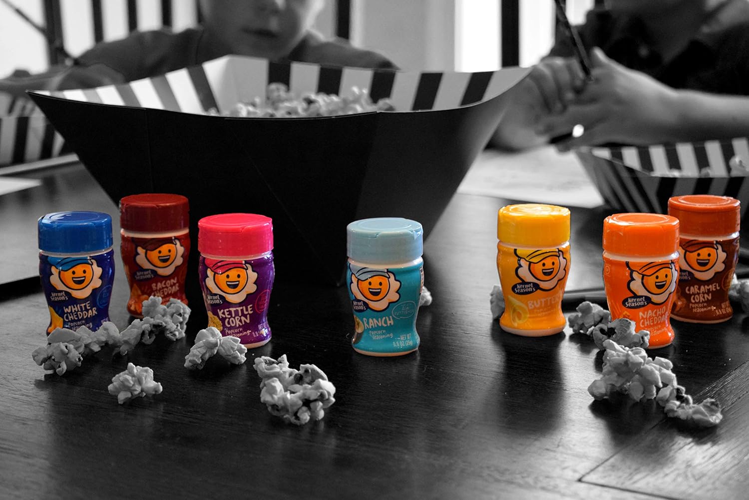 Kernel Season's Popcorn Seasoning Mini Jars Variety Pack, 0.9 Ounce (Pack of 8) : Grocery & Gourmet Food