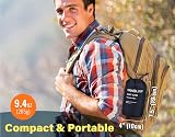 TREKOLOGY ALUFT Ultra Large Inflatable Camping Pillow 60x38cm Grey view 5