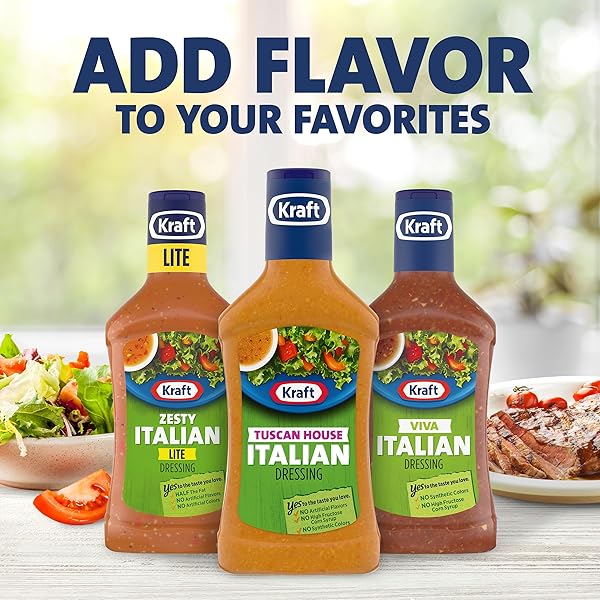 KRAFT TUSCAN HOUSE ITALIAN SALAD DRESSING (16 FL OZ BOTTLE)