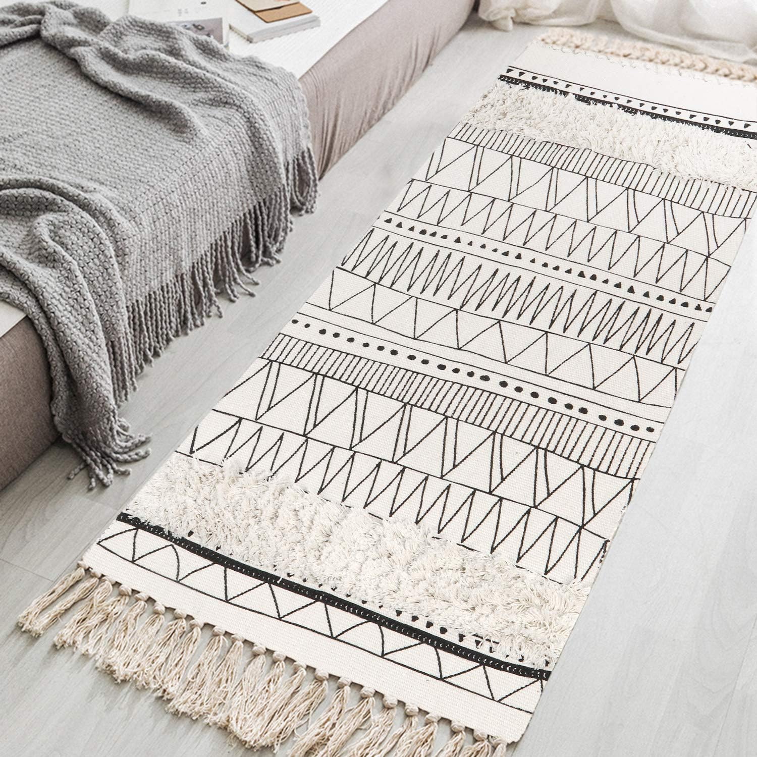 2 6x3 2ft Schlafzimmer Kabine Bereich Teppich A 80x100cm Kuche Kuchenteppich Laufer Waschbar Rutschfest Geometrisch Teppichlaufer Kuchenlaufer Fur Flur Wohnzimmer Wohnaccessoires Deko Teppiche Matten