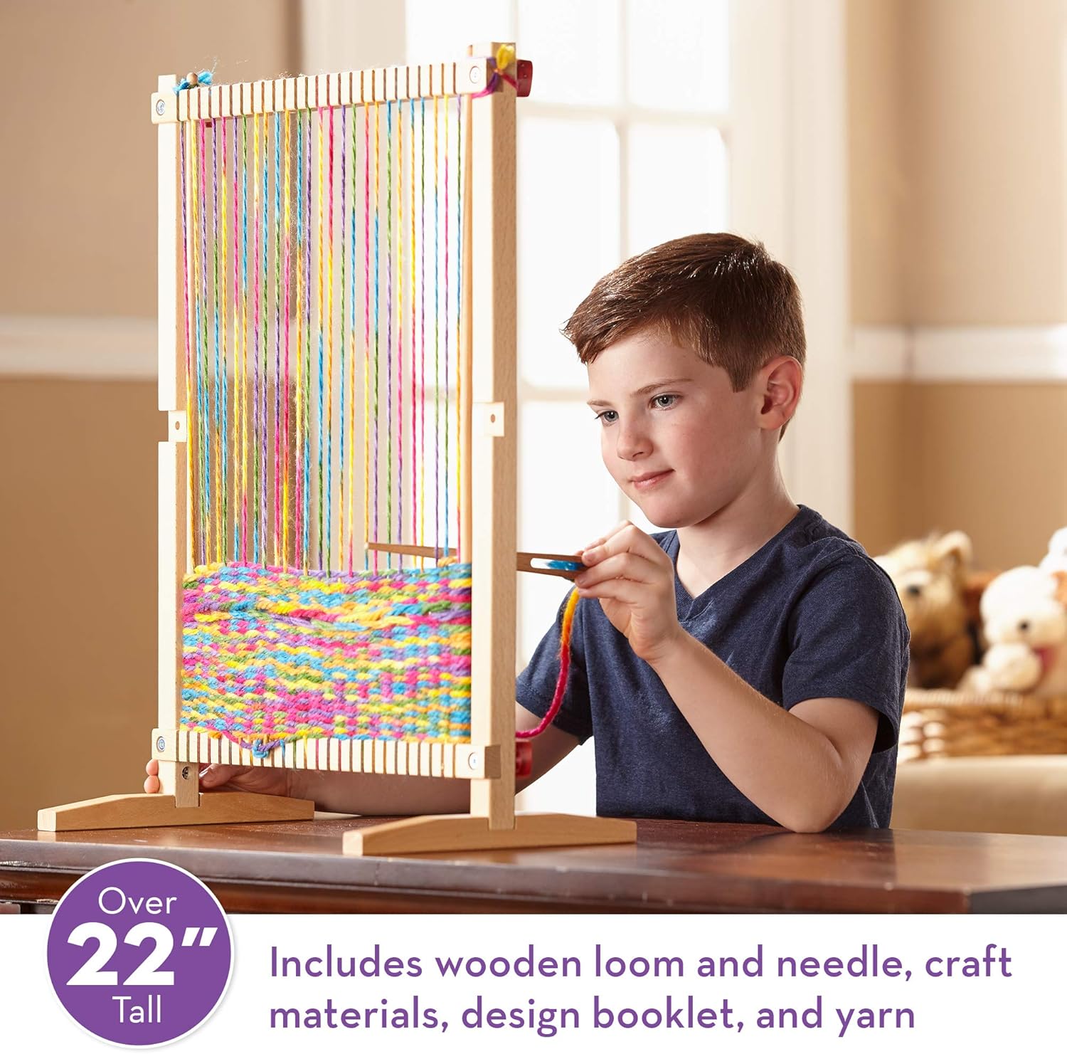 Melissa & Doug Multi-Craft Loom, Multi - Colour, Large - Image 3
