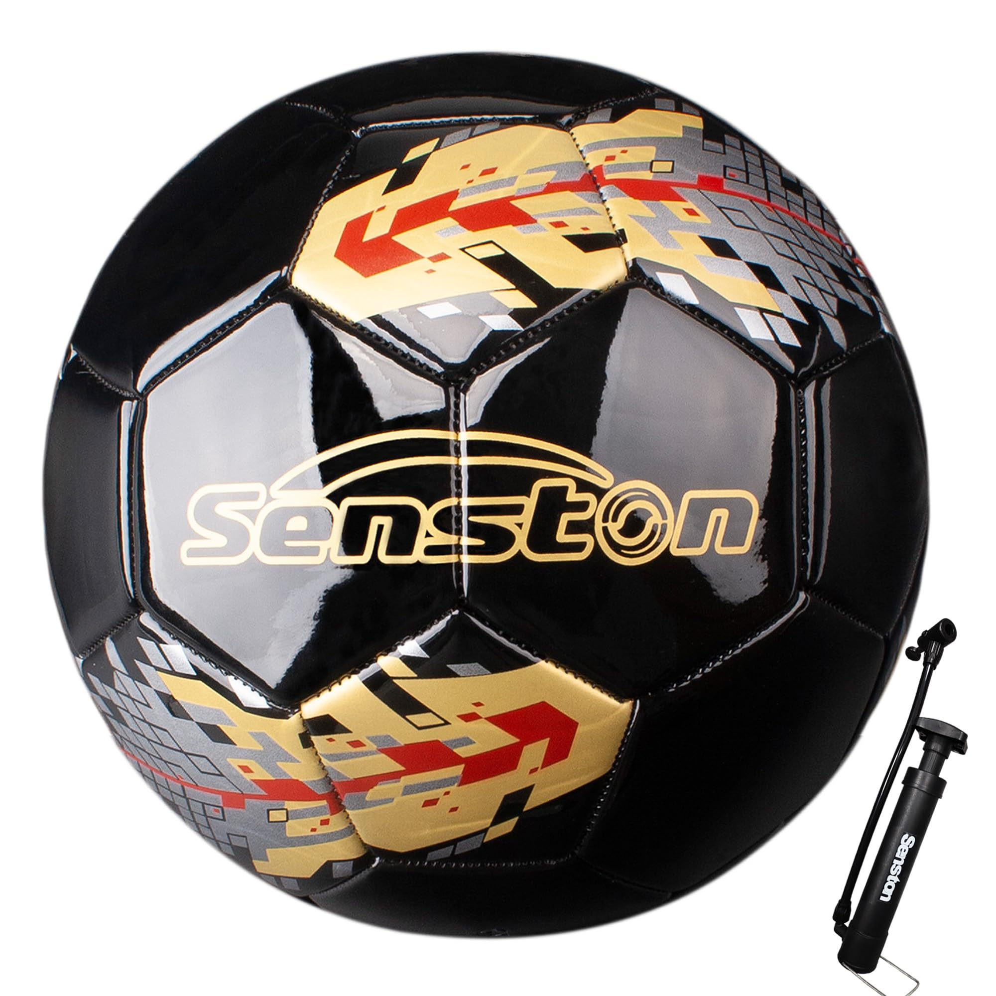 Senston Football Training Ball Size 5 Official Adults Soccer Ball Futsal