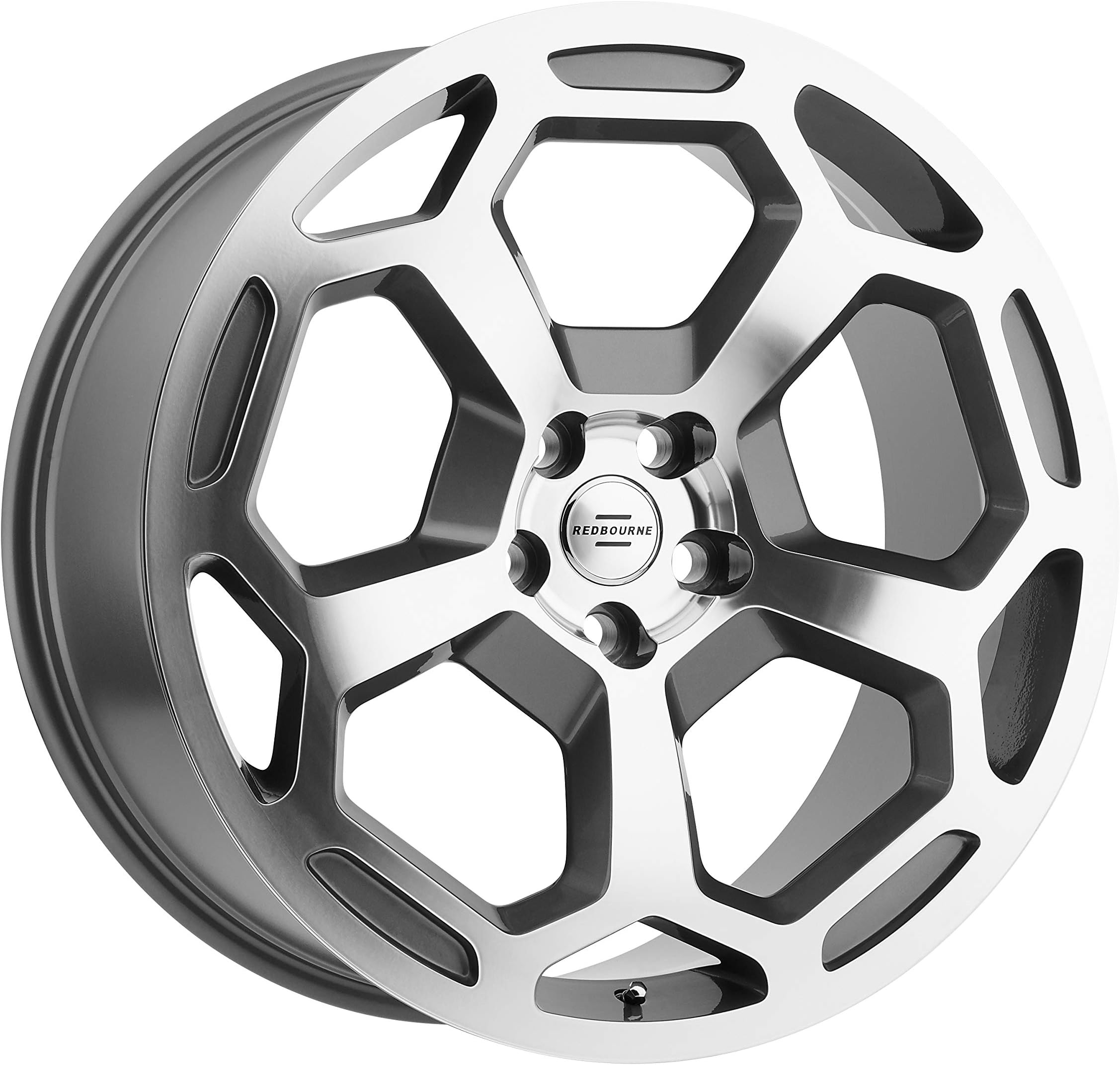 20 Inch 20x9.5 Redbourne wheels Baron Silver wheels rims