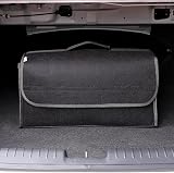 Vinsani Car Boot Organiser Bag Anti Slip Foldable Large Black view 6