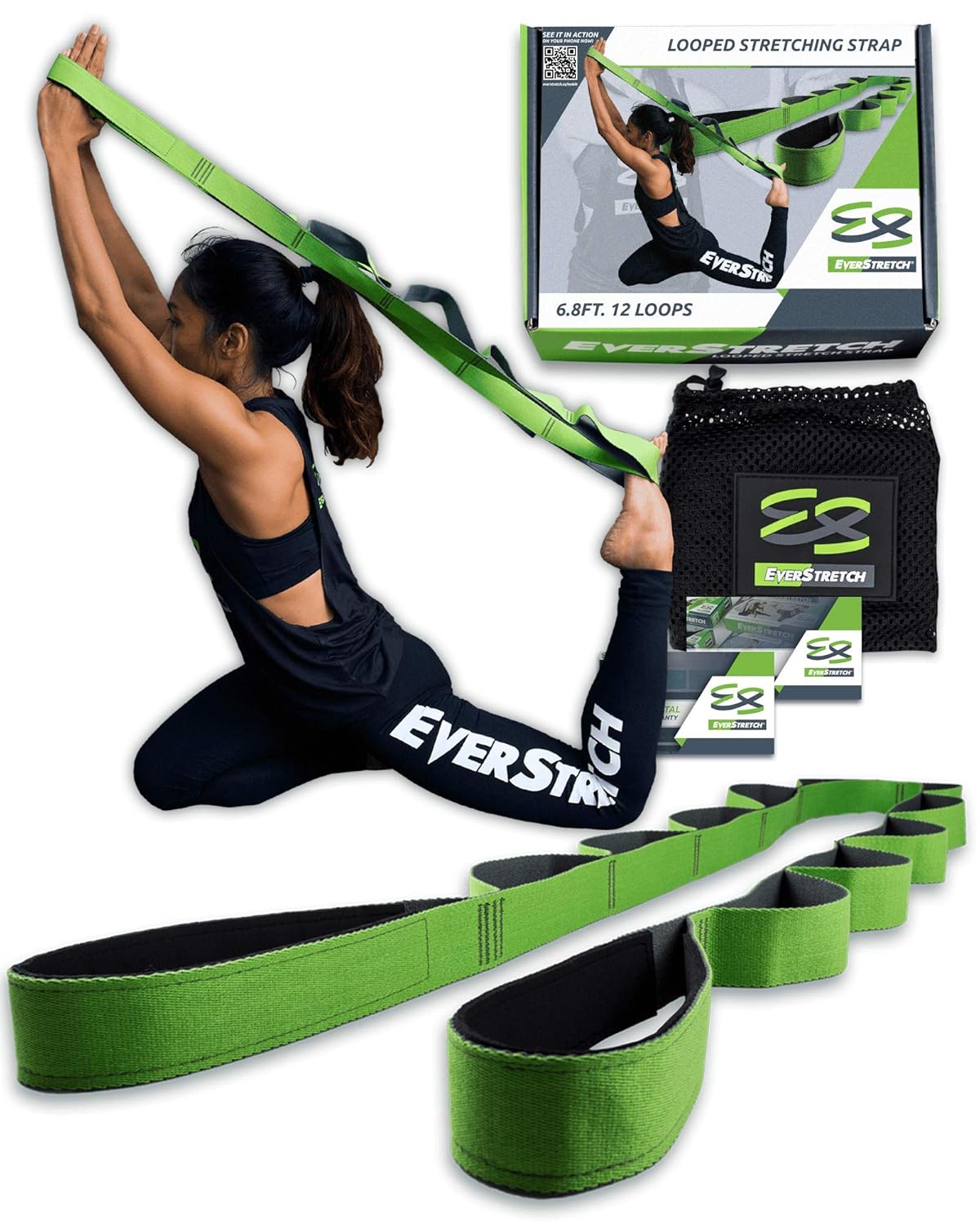 EverStretch Stretchband mit Schlaufen bewegen Sie Sich frei mit