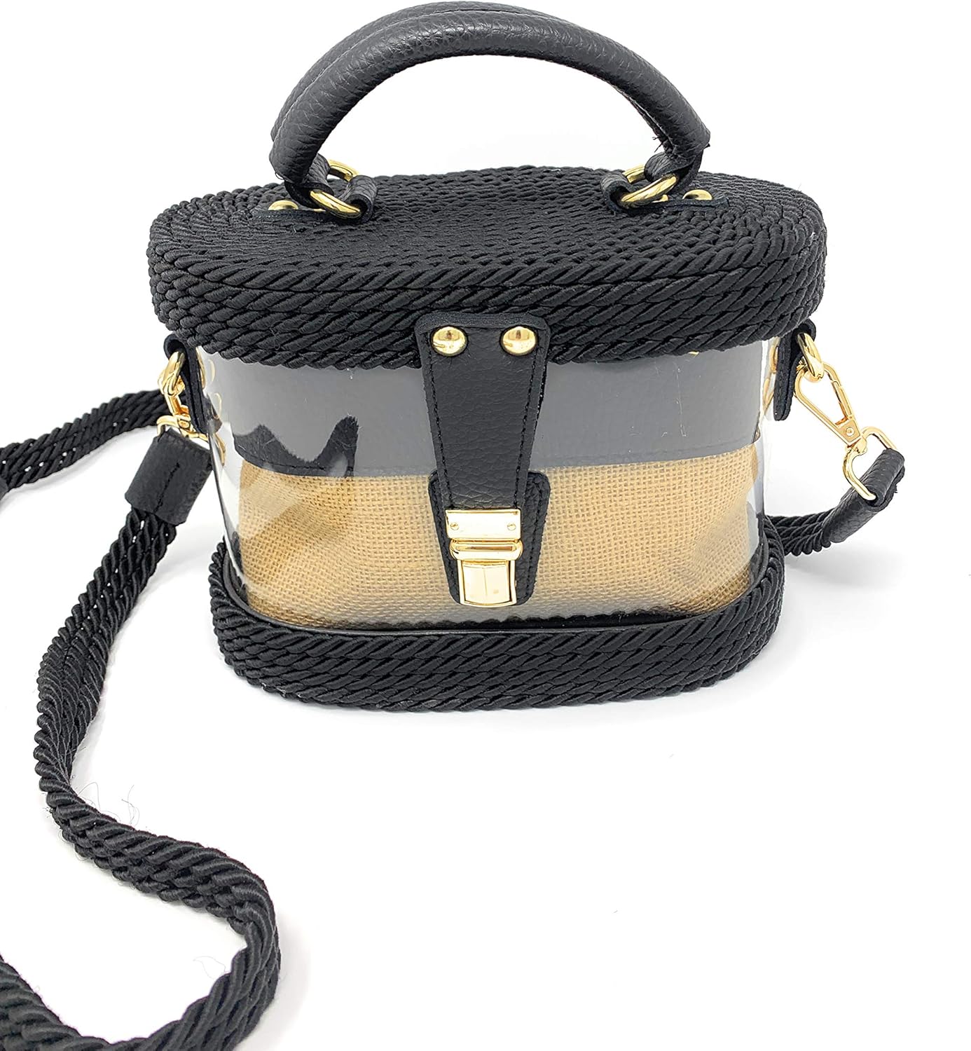 Handwoven String Crossbody Shoulder Bag/Handbag with Strap for Women