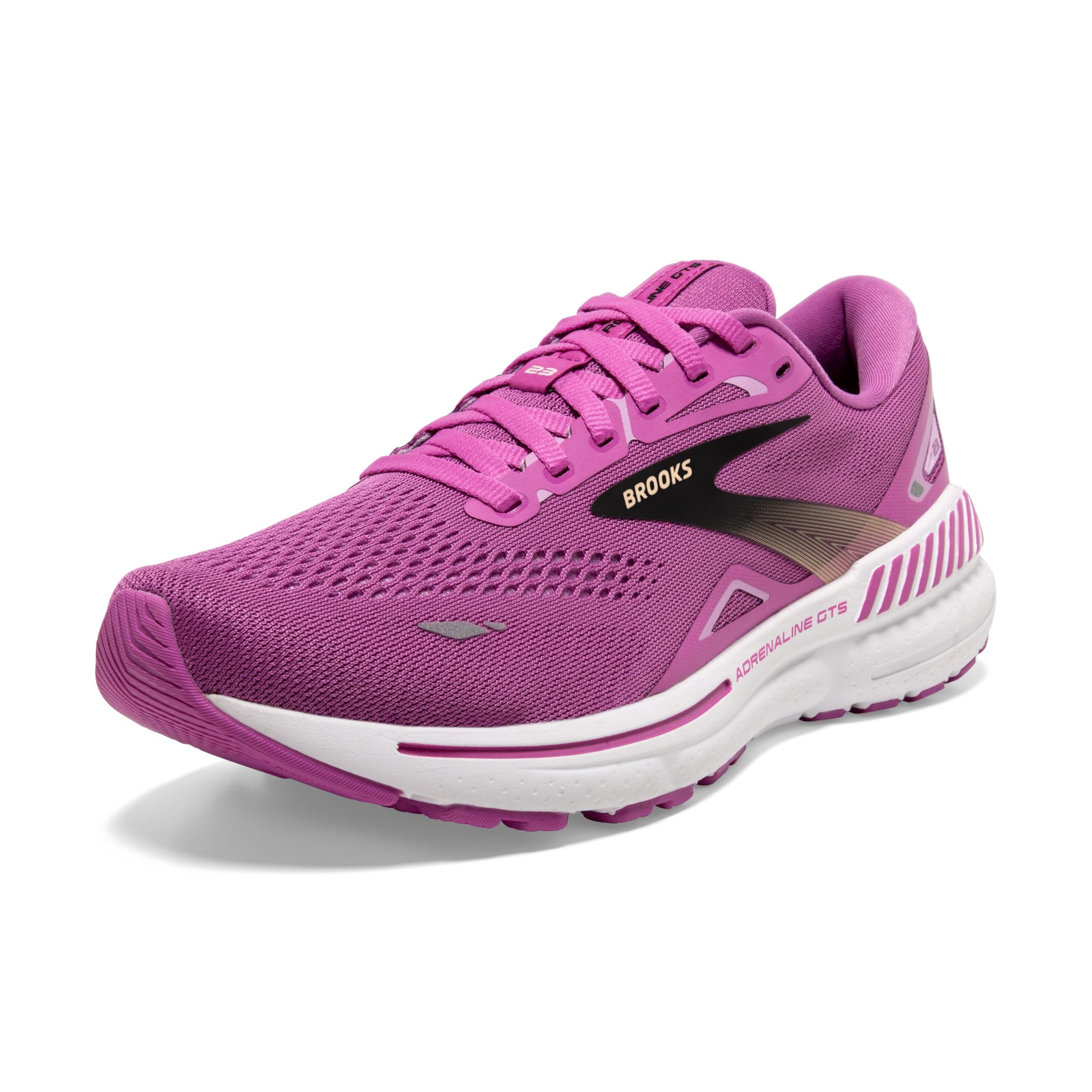 Brooks Women's Sneaker, Orchid Black Purple, 9.5