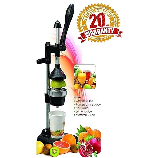 BTC Hand Press Juicer (Black)