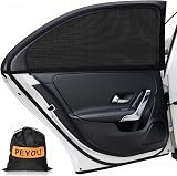 PEYOU Car Window Shades 2 Pack 44.9x17.7 in Universal Fit Rear Windows