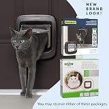 PetSafe Manual-Locking Cat Flap 4-Way Energy Efficient Brown view 7