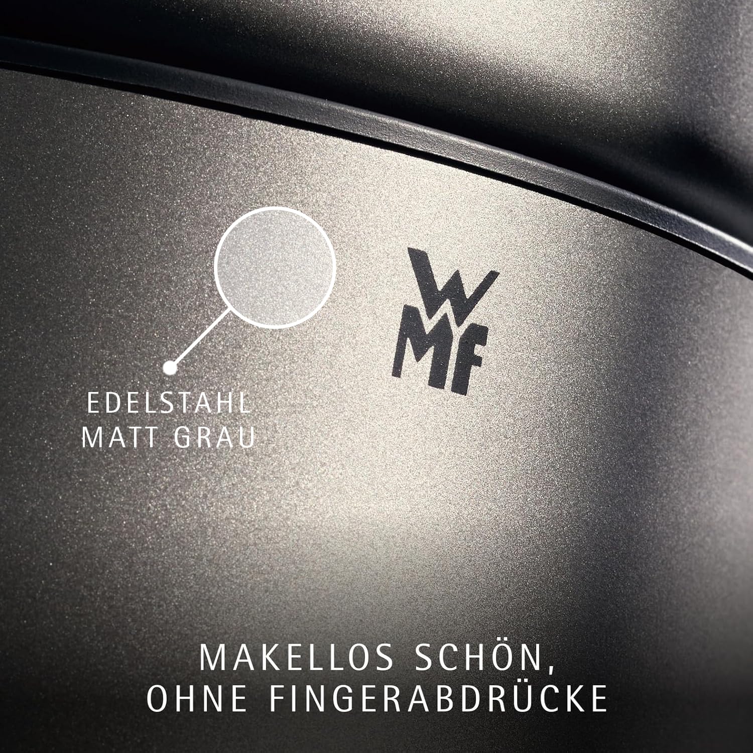 WMF Lono Silk Edelstahl Wasserkocher 1,6 L, kabelloser elektrischer Wasserkocher 2400 W mit Kalkfilter, 360°-Sockel, Anti-Fingerabdruck-Effekt, Einhand-Deckel & externer Wasserstandsanzeige 3