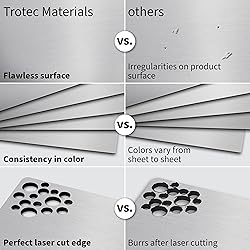 Trotec TroLase Metallic Plus | 12"x24"x1/32", 4 Pcs