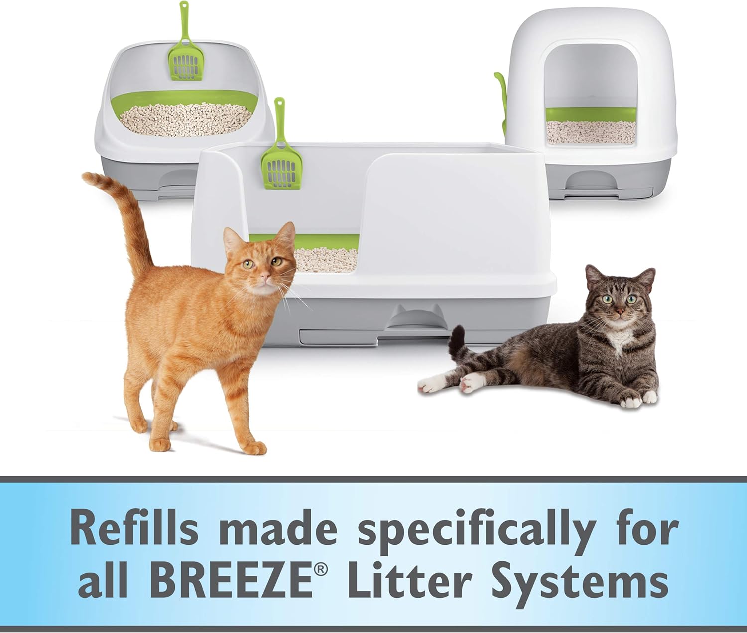 Purina Tidy Cats Cat Litter Box Accessories, BREEZE Refill Litter Pellets & Cat Pads Multi Cat Litter - 7.91 lb. Box : Pet Supplies