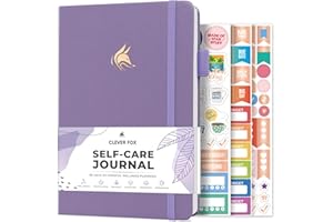 Clever Fox Self-Care Journal – Wellness & Daily Reflection Notebook – Mental Health & Personal Development Journal – Self-Car