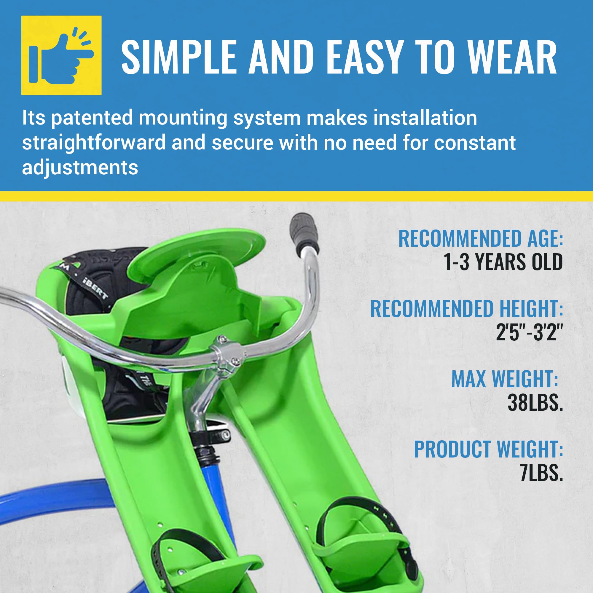 iBert Child Bicycle Safe-T-Seat
