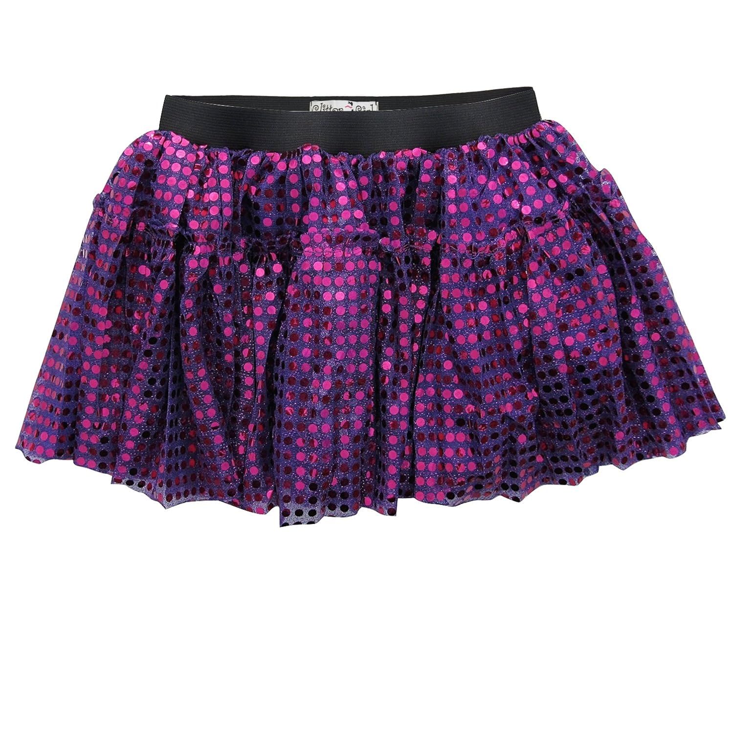 sequin running skirt