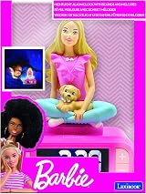 Lexibook Barbie Nightlight Alarm Clock RL800BB Pink view 3
