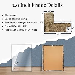 Farmhouse Style Rustic Picture Frame - Reclaimed