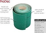 ProDec 50m Roll 240 Grit Green Aluminium Oxide Sandpaper 115mm view 2